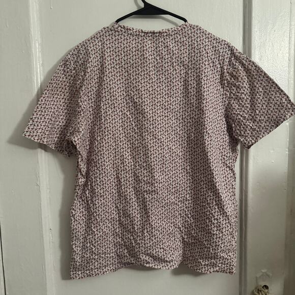 Saks 5th Avenue Cotton Flamingo Elevated Basic Novelty Preppy Made in Italy - Picture 7 of 8